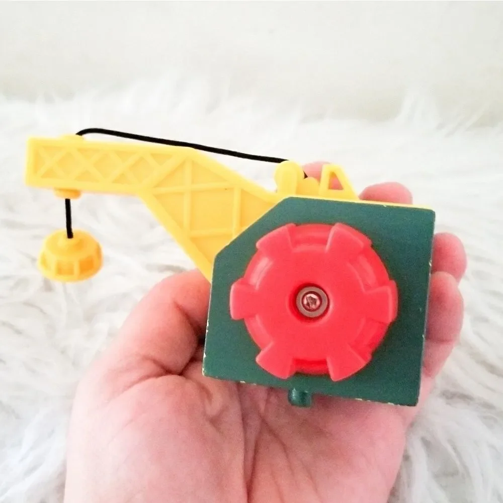 Train crain magnetic wooden